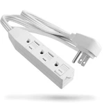 Outlet Strip 3FT - Fospower Cruise Ship Approved Small 1 Pack, White. Fixed Price $22.99.