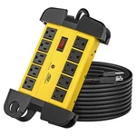 Crst Power Strip 10 Outlets Heavy Duty 15 Ft Cord 2800J Surge Protector Amp. Fixed Price $32.99.