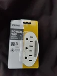 !!brand New!! Prime 15A 125V 1875W 3-OUTLET Power Tap With Photocell Nightlight. Fixed Price $13.00.