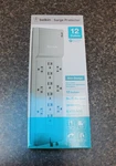 Belkin Outlet Power Strip Surge Protector BE112230-08 Low Profile Nib #0299. Fixed Price $29.99.