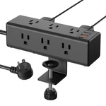 Cccei Clamp Power Strip With 9 Outlets, Desktop Edge Mount 6FT, Black. Fixed Price $28.74.