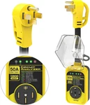 Rv Surge Protector, 50 Amp 12800 Joules Circuit Analyzer Full Protection,. Fixed Price $58.39.