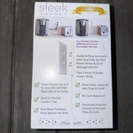 New Sleek Socket Outlet & Plug Concealer 2 X 3' Dual Cords Power Strips. Fixed Price $19.95.