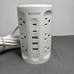 Anntane White Power Strip Tower Ac Outlets Usb-a Usb-c Ports Night Light. Fixed Price $45.00.