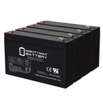 Mighty Max 6V, 9AH, Agm, F2 Battery Compatible With Cyberpower RB0607X2 - 4 Pack. Fixed Price $64.99.