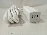 Tessan TS-CUBE09 Outlet Charger And Cord, White. Fixed Price $24.99.