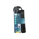 Philips 4-OUTLET Surge Protector W/2 Usb Ports & 4' Braided Cord Black. Fixed Price $10.99.