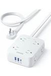 Anker 8-OUTLET Surge Protector Power Strip Usb-a, 20W Usb-c Pd, 5FT White. Fixed Price $25.99.