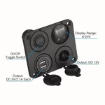 12-24V Power Port With Voltage Indicator, Dual Usb Charging And On/off Switch. Fixed Price $30.00.