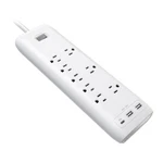 10 Units 8-OUTLET 2160J Surge White, CP30002. Fixed Price $259.90.