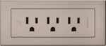 Legrand Wiremold RD3RNI10 Radiant Furniture Power Center, Recessed Nickel. Fixed Price $48.65.