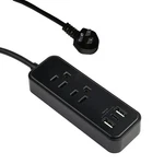Clear Power 2-OUTLET Strip With 3 PORTS(1 Usb-c), Flat Plug, 6 Ft P.... Fixed Price $45.39.