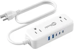 Short Extension Cord 2 Foot - Appliance Surge Protector Small Power Strip, 14 Ga. Fixed Price $34.40.