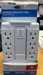 Cyberpower Outlet White Swivel Surge Protector 900J 125V B600WSRC2. Fixed Price $24.99.