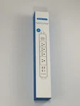 Trond Surge Protector Power Strip With Usb, Ultra Thin Flat Plug 3FT, White. Fixed Price $21.99.