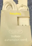 Heyday 6' Indoor Extension Cord With Usbs White (1 Outlet, Usb-a, 2 Usb-c). Fixed Price $12.50.