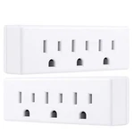 Philips Outlet Wall Tap Extender 2 Pack Grounded Prong White SPS1630W. Fixed Price $11.95.