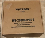 Wattbox Power Conditioner Outlet W/ Auto Reboot WB-200VB-IPCE-6 New In. Fixed Price $149.95.