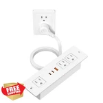Hezi Recessed Power Strip 45W Usb-c 3 Outlets Furniture Mount. Fixed Price $44.99.