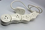 Wink Quirky Pivot Power Genius Wi-fi Smart Home Bendable 4' Extension Strip. Fixed Price $14.99.