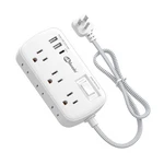 Short Extension Cord 3 Ft - Okleeic Small Power Strip Flat Plug Surge Proteto.... Fixed Price $32.04.