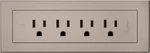 Legrand RD4RNI10 Radiant Furniture Power Center, Recessed Strip, Outlet. Fixed Price $143.99.