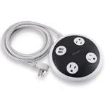 Philips 3-OUTLET 450J Surge Protector Orb With 2USB Charging, 8' Braided Cord. Fixed Price $13.99.