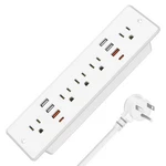 Hhsoet 13 Recessed Power Strip Flat Plug, Fast Charging 6FT, WHITE-20W. Fixed Price $47.23.