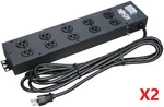 Lot Of New Open Box Tripp Lite UL800CB-15 10-OUTLET 120V 15A Power Strips 15FT. Fixed Price $53.99.