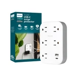 Philips Ezfit 5-OUTLET Extender Wall Tap With Surge Protection, Gro... Fast Ship. Fixed Price $32.39.