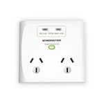 Monster Dual Socket Surge Protector With Usb-c Ports White. Fixed Price $63.64.