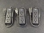 X New Power Strip Mini - 130101, Ft. Cord Cable 13A, 125V, 60HZ, 1625W. Fixed Price $9.99.