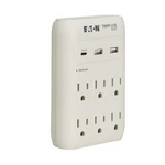 Eaton Tripp Lite SK60C Wall Surge Protector Power Strip & Usb Charger, 6-OU. Fixed Price $49.47.