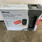Woods Outdoor Holiday Cor Timer With Remote. Fixed Price $15.00.