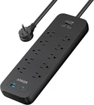 Anker Power Strip Surge PROTECTOR(2100J), 6FT/1.8M Extension Cord With Outlet. Fixed Price $24.99.