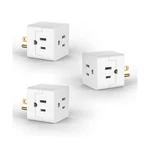 Powercords 3 Blocks Outlet Splitter, Pack, Grounded Wall Ta... Fast Ship. Fixed Price $25.81.