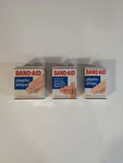 Vintage Johnson & Band Aid Tins For Plastic Strips, Set Of 3 Empty. Fixed Price $20.00.