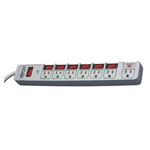 Tripp Lite TLP76MSG Surge Protector STRIP,7 Outlet,gray 15D976. Fixed Price $59.83.
