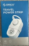 Travel Power Strip, Orico Outlets 3 Usb Ports (1 C) With 4FT Wrapped Short. Fixed Price $18.39.