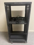 Samson Navepoint Rack W/ Cyberpower Strip. Fixed Price $99.99.