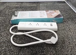 Tp-link Kasa KP303 Plug Power Strip Surge Protector Controlled Smart 3-OUTLET. Fixed Price $32.99.