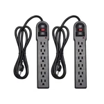 Kmc 6-OUTLET Surge Protector Power Strip 2-PACK, 900 Joules, 4-FOOT... Fast Ship. Fixed Price $32.99.