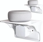 Power Perch Horizontal Wall Outlet Shelf Bathroom Shelving For Electric Toothb. Fixed Price $46.03.