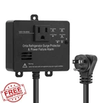 Ortis Refrigerator Surge Protector And Power Failure Alarm, Black. Fixed Price $44.99.