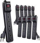 CSB6012MP10 Essential Surge Protector, 1200J/125V, Outlets, 12FT Power Cord,. Fixed Price $584.68.