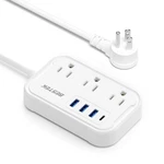 Bestek Travel Power Strip, Cruise Ship Essentitals With Usb C,flat Plug White. Fixed Price $24.18.
