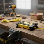 25FT Yellow Heavy Duty Surge Protector Power Strip With 8 Outlets & Usb Port. Fixed Price $81.89.