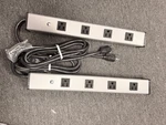 Lot Of 2 Legrand Wiremold UL1090BC Plug-in Outlet Center Power Strips. Fixed Price $54.99.