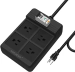 Gfci Power Strip With 4 Outlets, 6 Ft Heavy Duty Extension Cord, 15A/1875W,. Fixed Price $47.23.