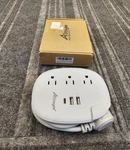 Alitayee A-717-G: Usb C Portable Travel Power Strip 3 Outlet. Fixed Price $19.99.